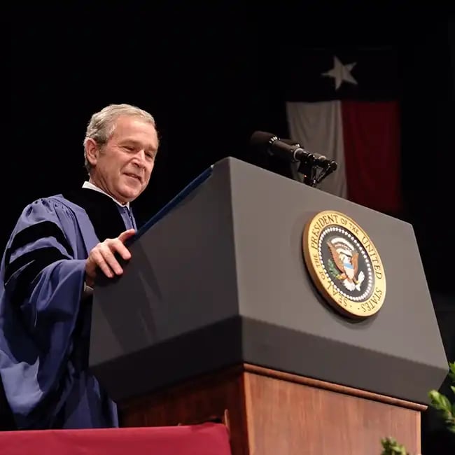 George W. at graduation_Taryn Cornelius-1 web