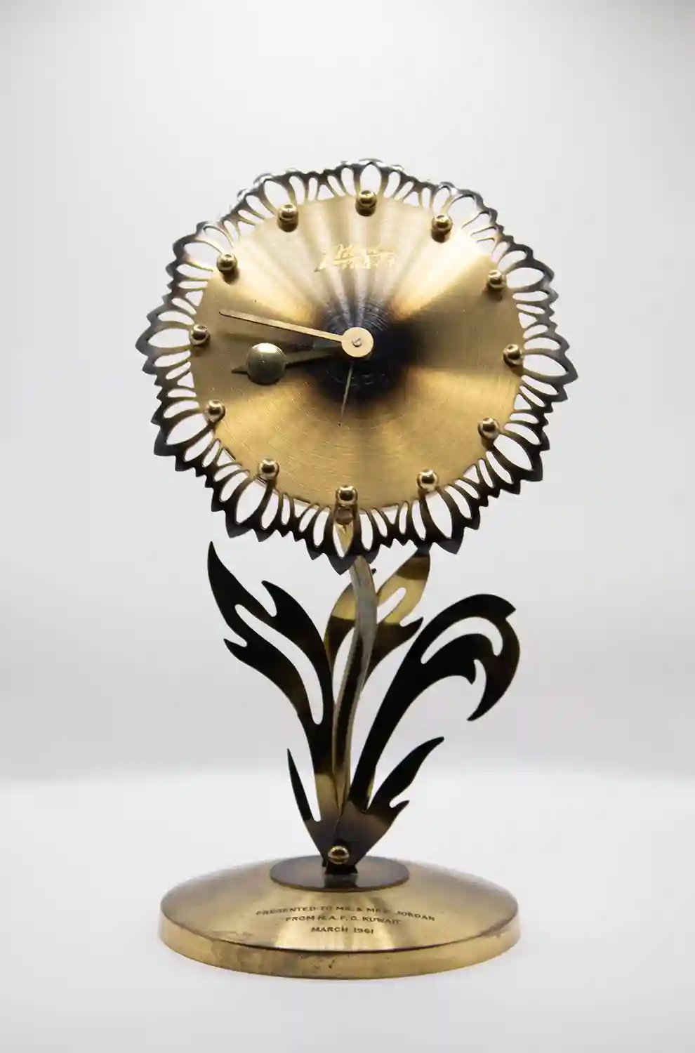 German flower clock web